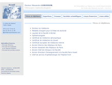 Tablet Screenshot of lebuisson.cliniquedelavision.com