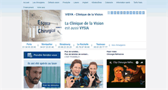 Desktop Screenshot of cliniquedelavision.com