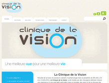 Tablet Screenshot of cliniquedelavision.be